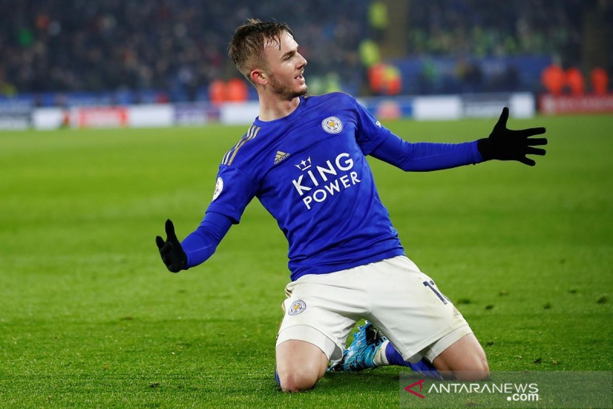 Leicester lanjutkan tren positif usai tundukan Watford