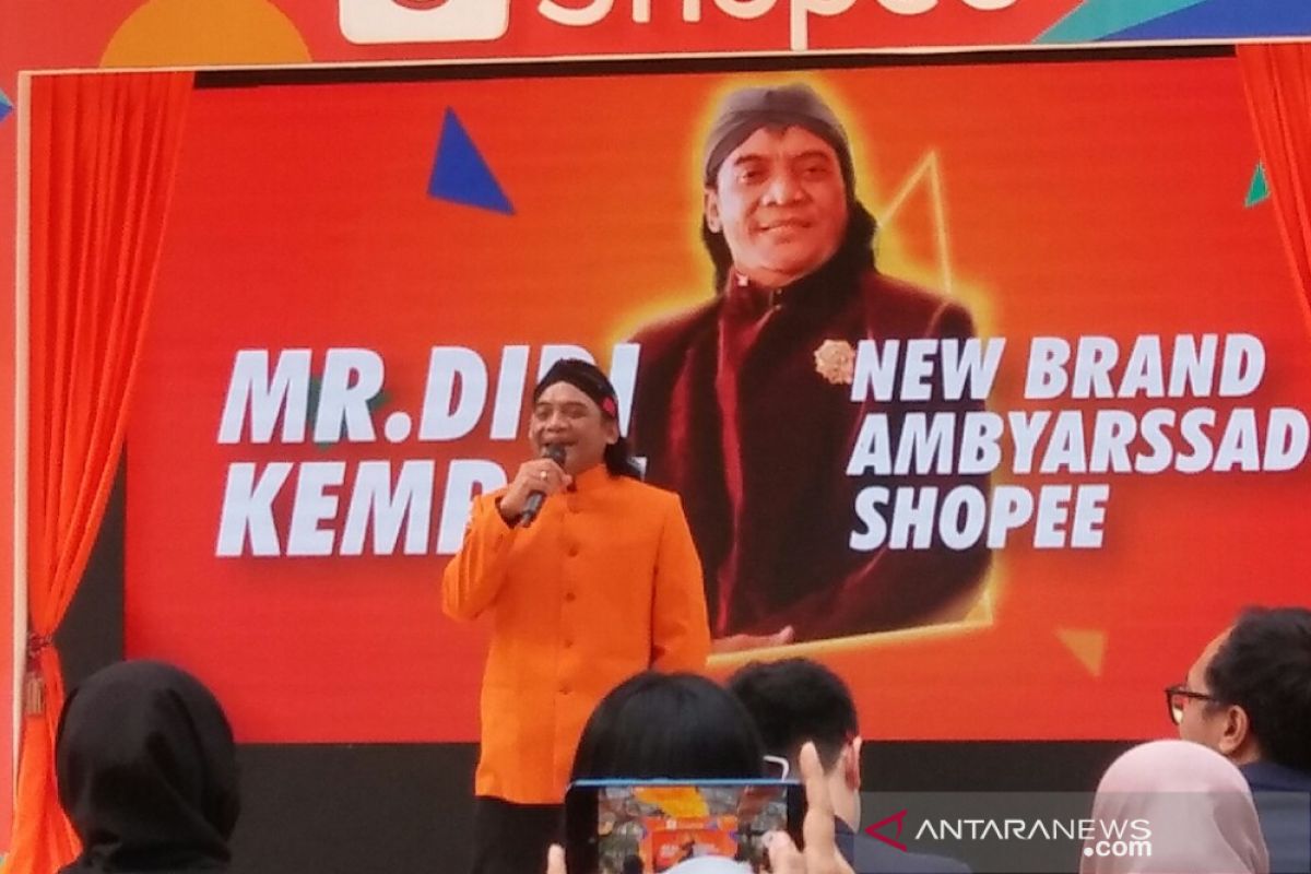 Kenangan Shopee berkolaborasi dengan "Pakdhe" Didi Kempot sejak 2019