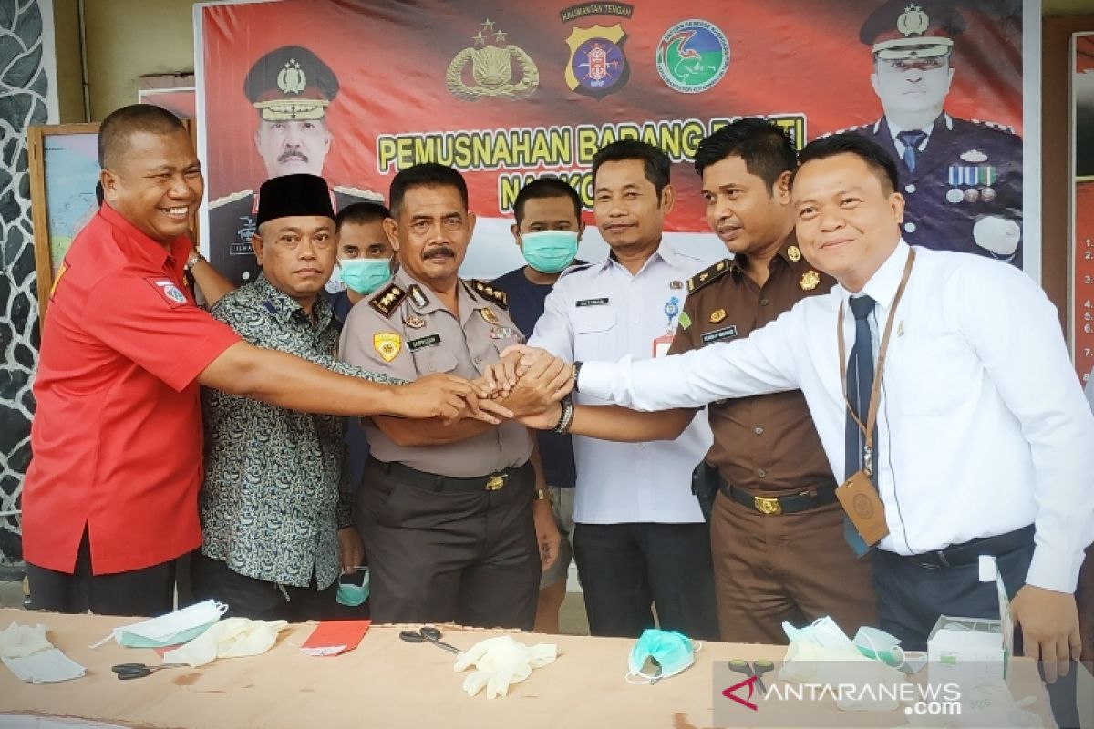 Polres Kotim tegaskan tidak akan surut perangi narkoba