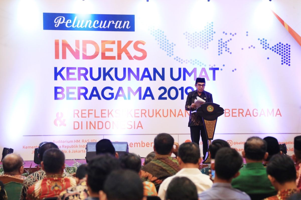 Kemenag: Indeks kerukunan umat beragama naik