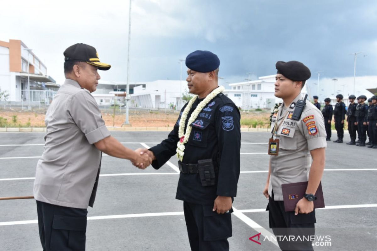 Brimob BKO Papua kembali ke Kalimantan Selatan