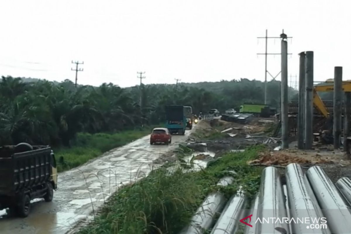 Jelang GMC jalan ke Siak masih dikerjakan, arus akan dialihkan ke sini