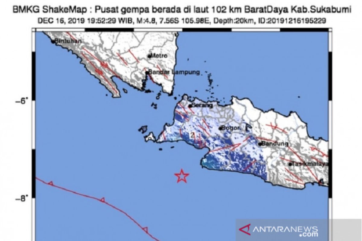 Magnitude 4.5 quake hits Pangandaran