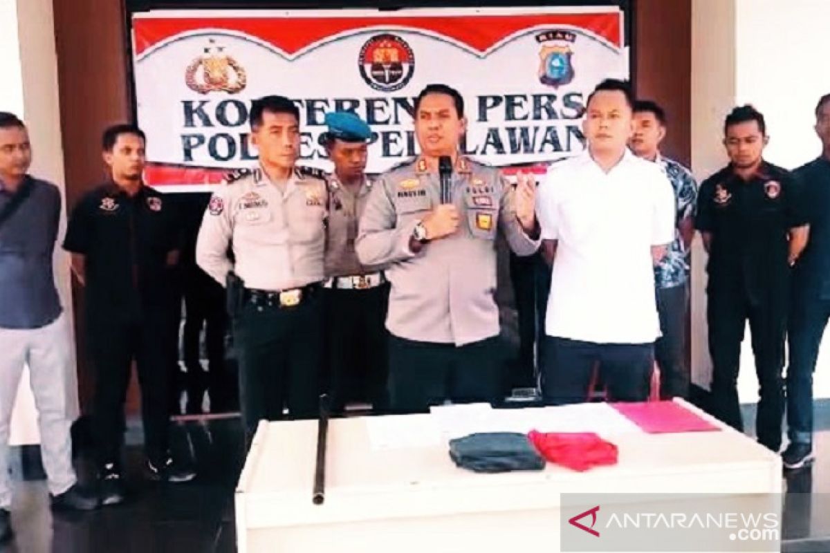 Tiga bersaudara di Pelalawan ditahan karena aniaya pendeta yang juga saudaranya