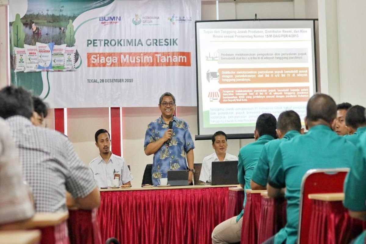 Petrokimia Gresik sediakan stok 887.603 ton pupuk