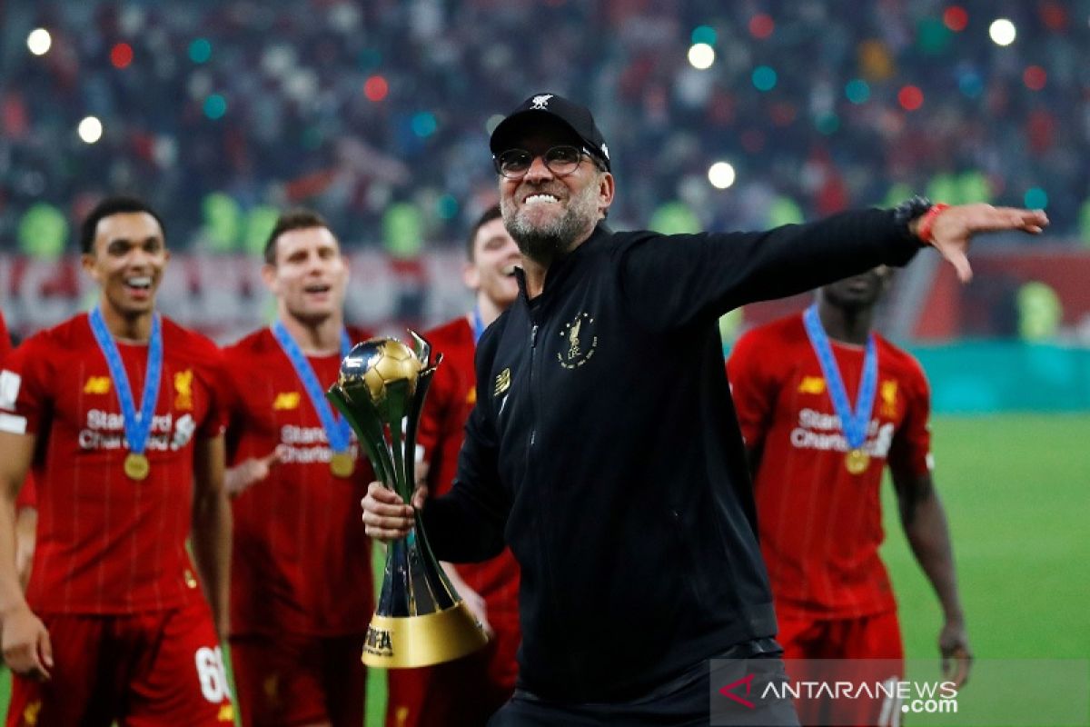 Klopp akui Liverpool tak maksimal, tapi cukup pantas jadi juara dunia