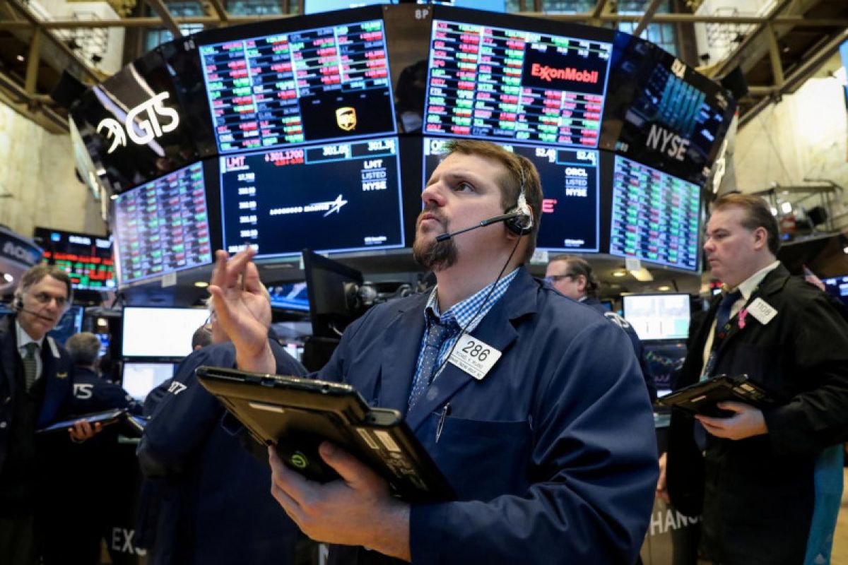 Didukung data ekonomi positif, Wall Street berakhir rebound