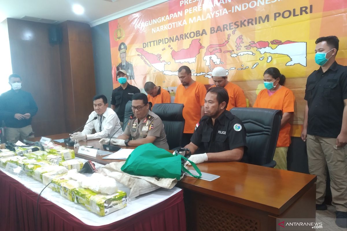 Bareskrim Polri sita 24 kilogram sabu-sabu asal Malaysia