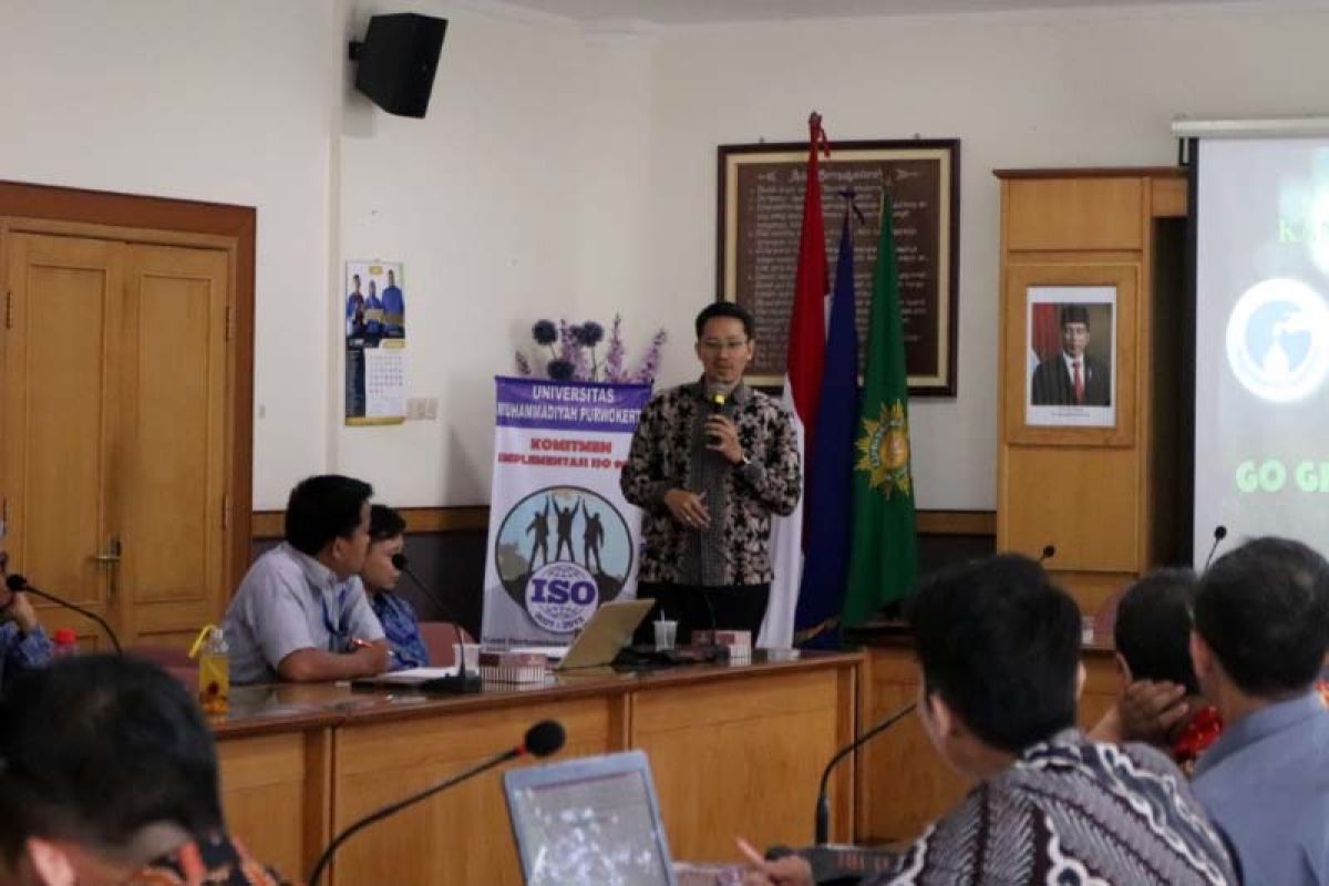 Tingkatkan kemampuan audit, dua lembaga internal UMP dilatih ISO 9001-2015