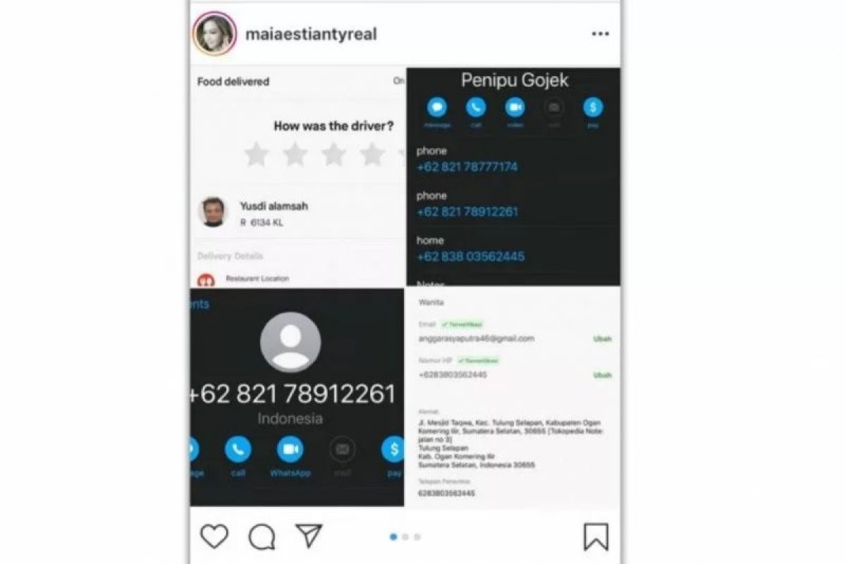 Gojek siap bantu Maia Estianty yang telah tertipu