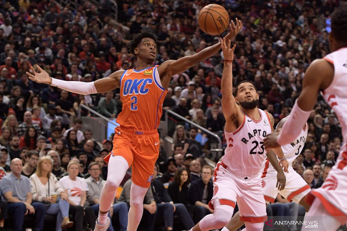 Gilgeous-Alexander memacu Thunder kalahkan Raptors