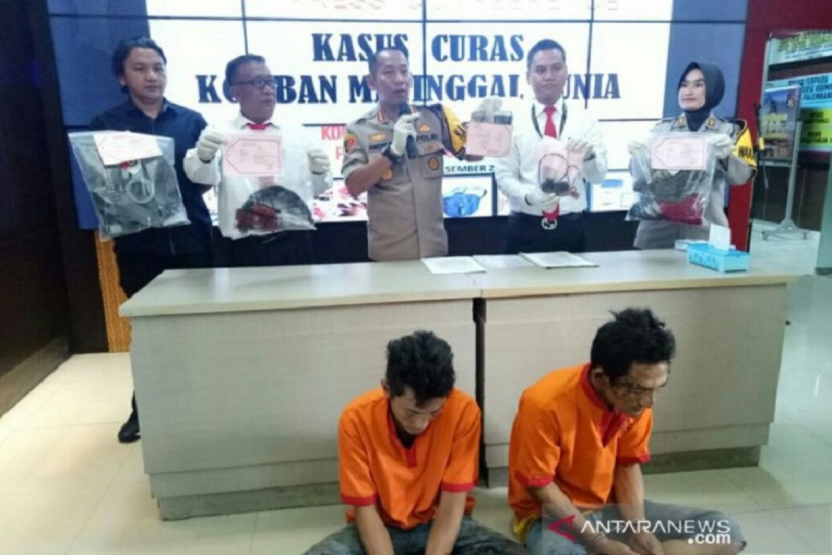 Dua orang tersangka begal taksi daring di Palembang terancam hukuman mati