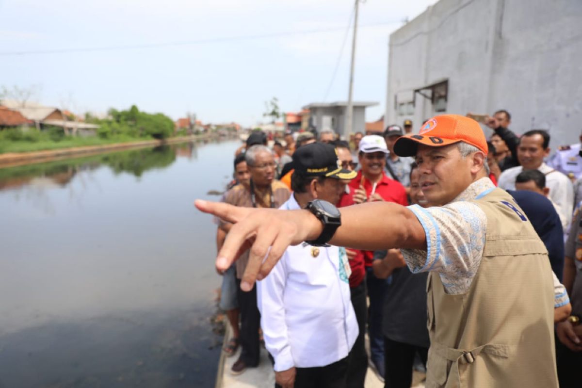 Giliran Pekalongan, Ganjar kembali cek rumah pompa untuk antisipasi banjir
