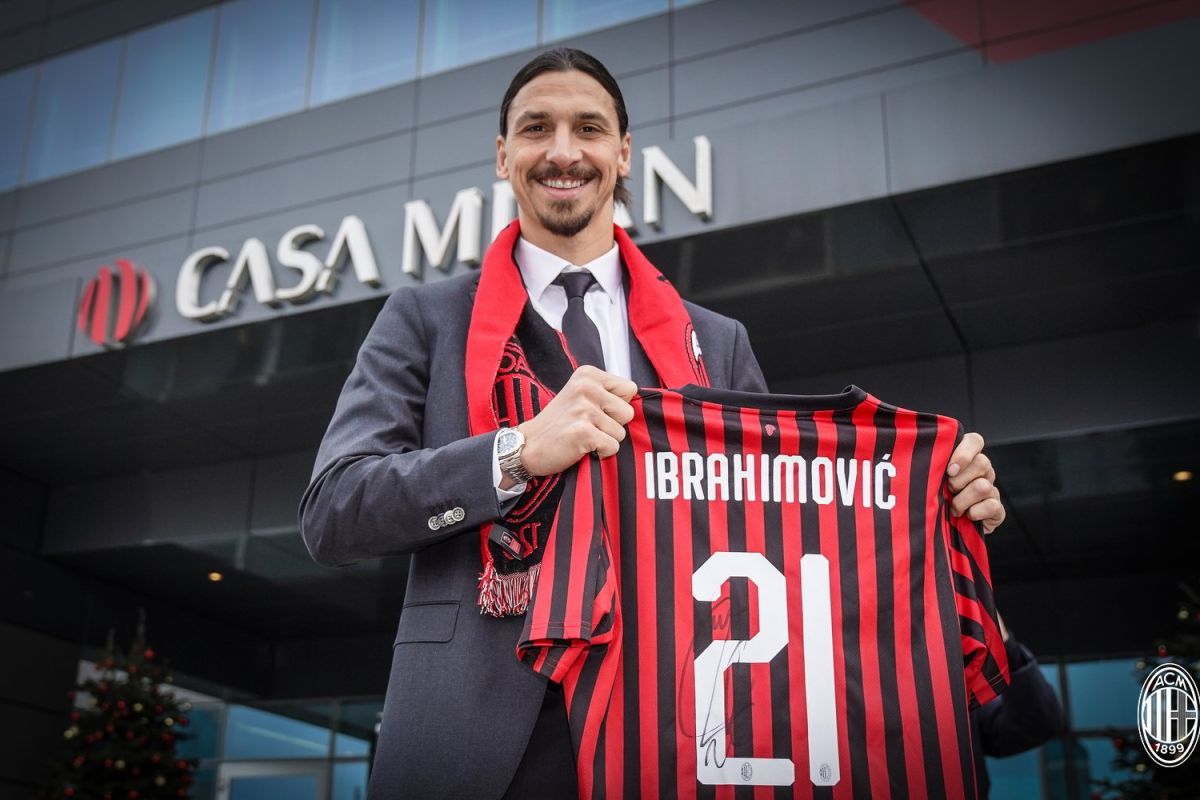 Ibrahimovic cetak gol di laga pertamanya untuk Milan