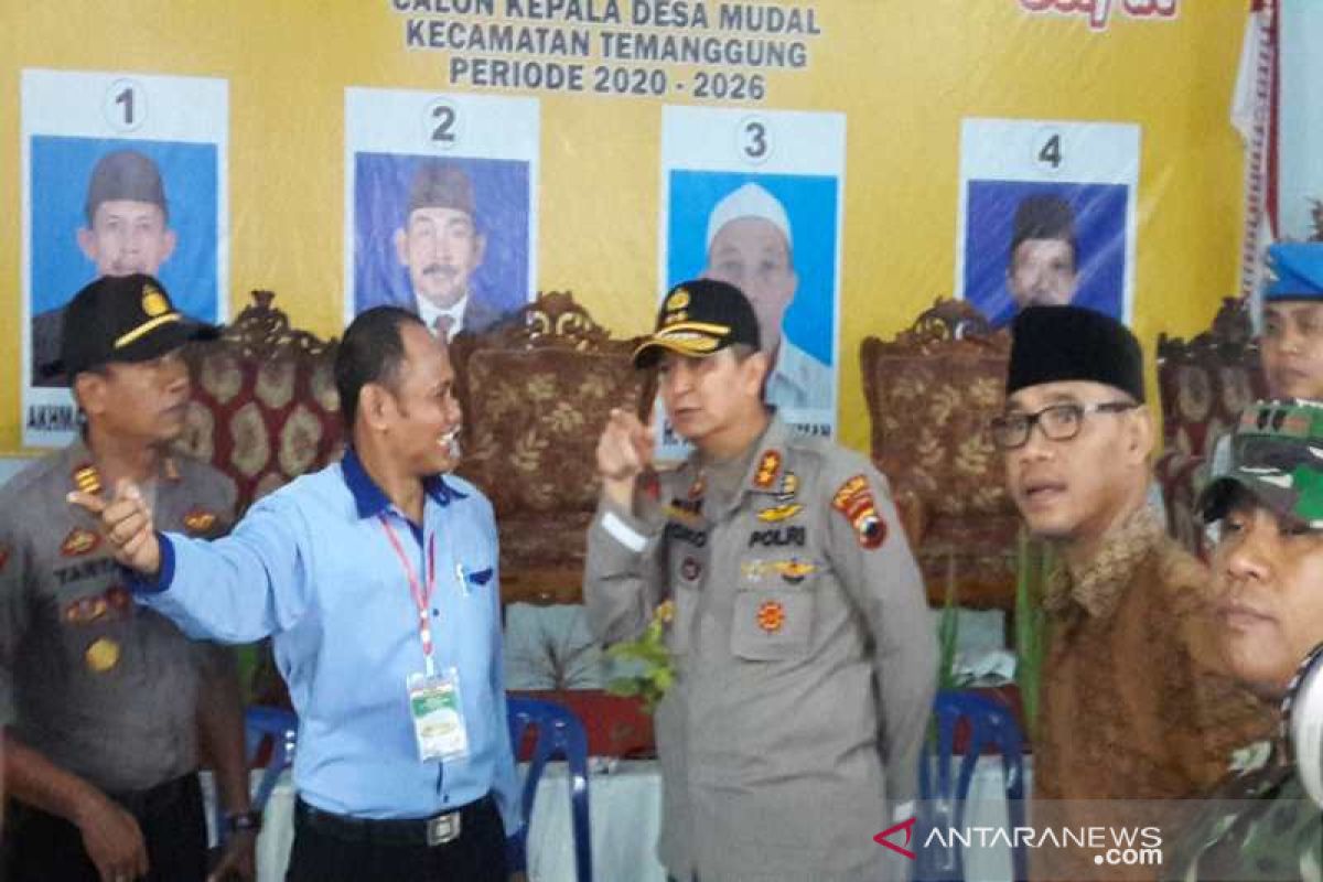 Kapolda klaim pelaksanaan pilkades serentak Temanggung berjalan baik