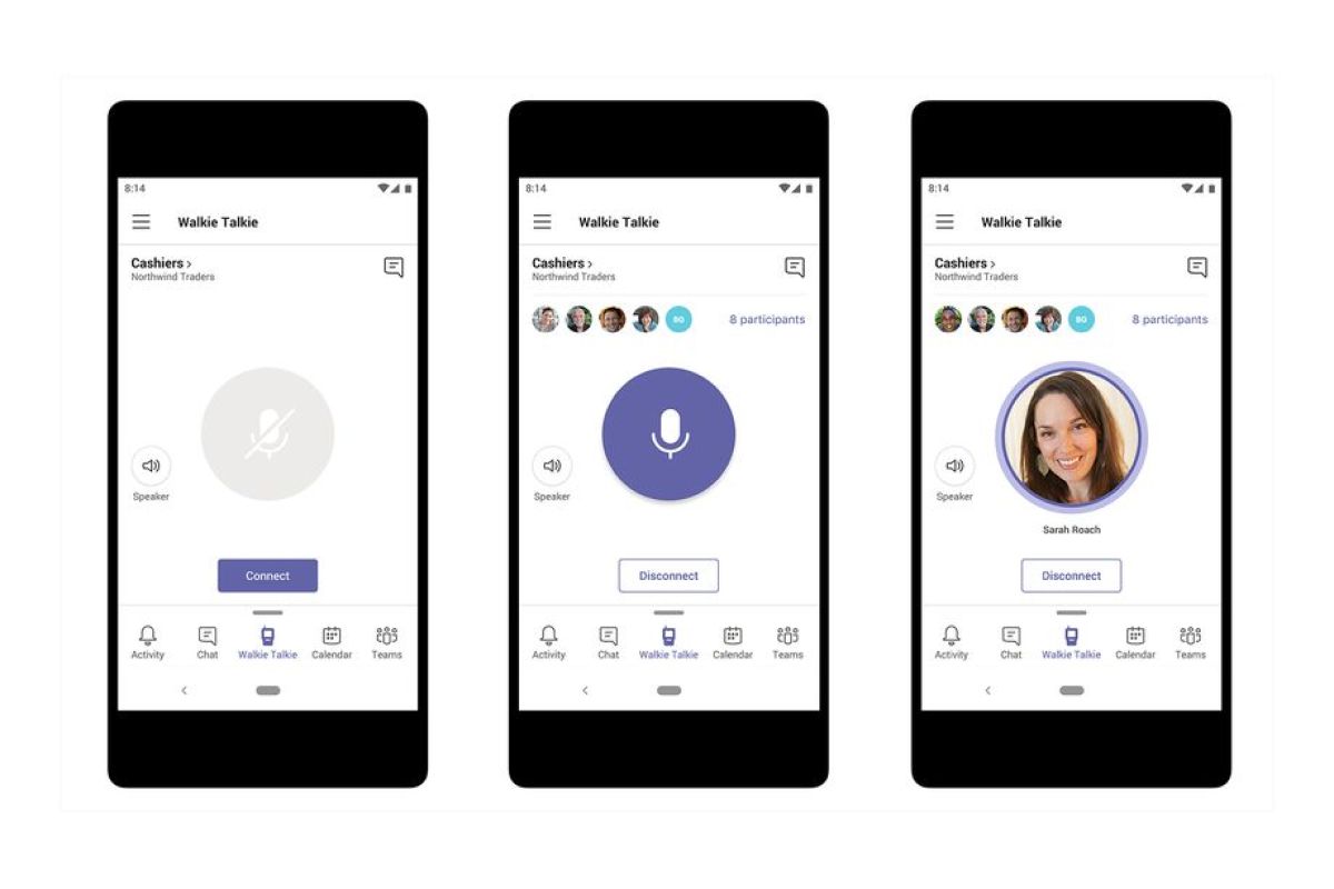 HP Anda bisa berfungsi jadi "walkie talkie" dengan platform Microsoft Teams