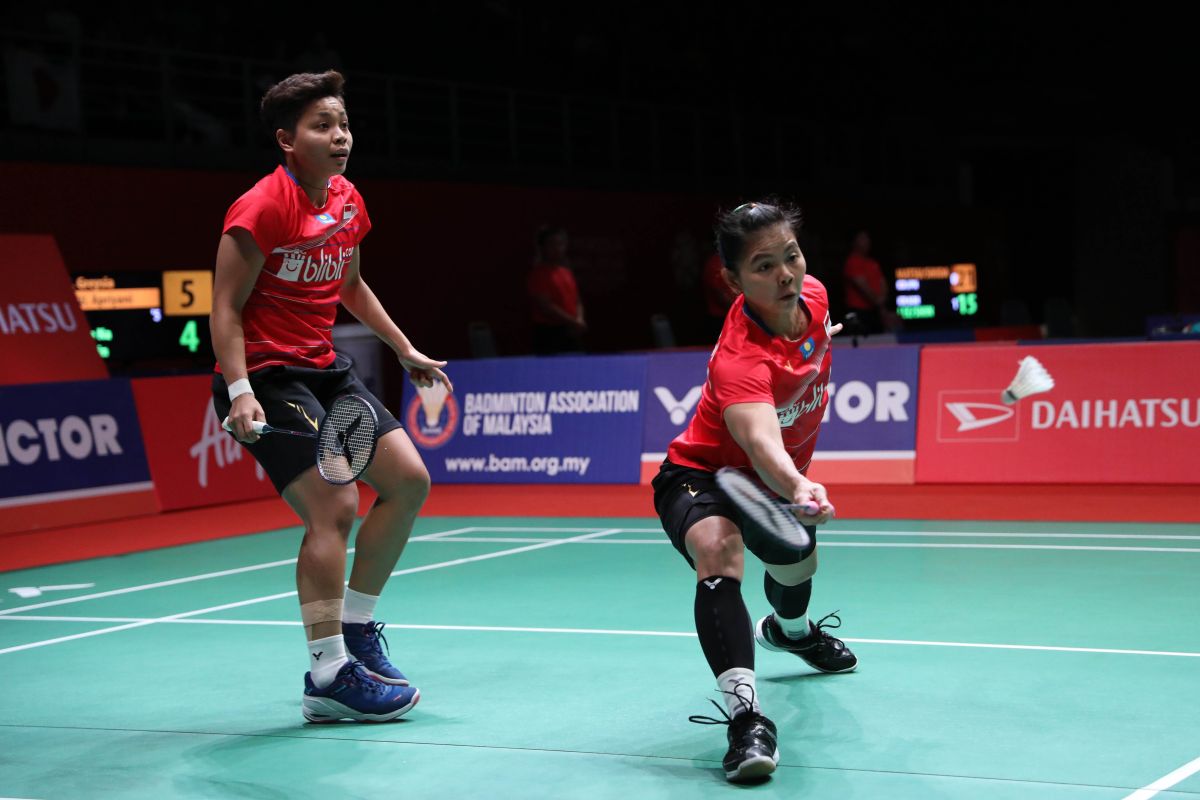 Greysia/Apriyani kandas di semifinal Malaysia Masters