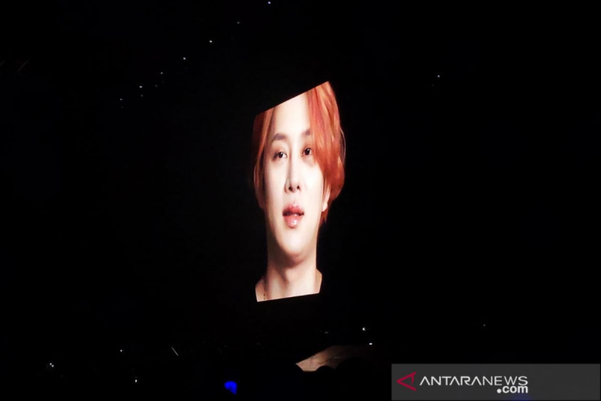 Heechul tampil lewat video dalam konser Super Junior