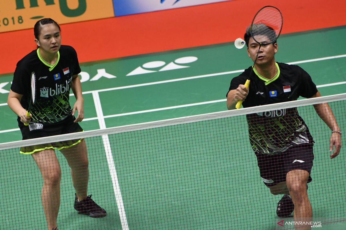 Praveen/Melati terhenti di babak perempat final Indonesia Masters