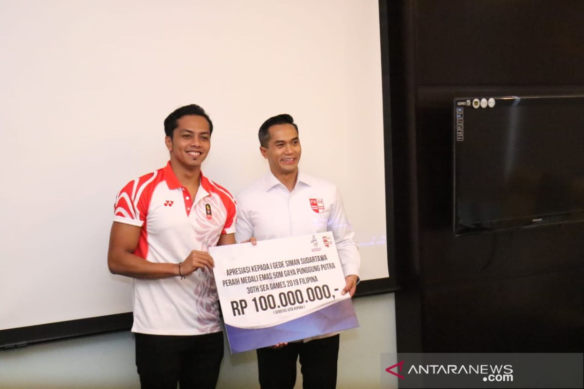 PB PRSI hujani  bonus  atlet  peraih medali emas SEA Games 2019