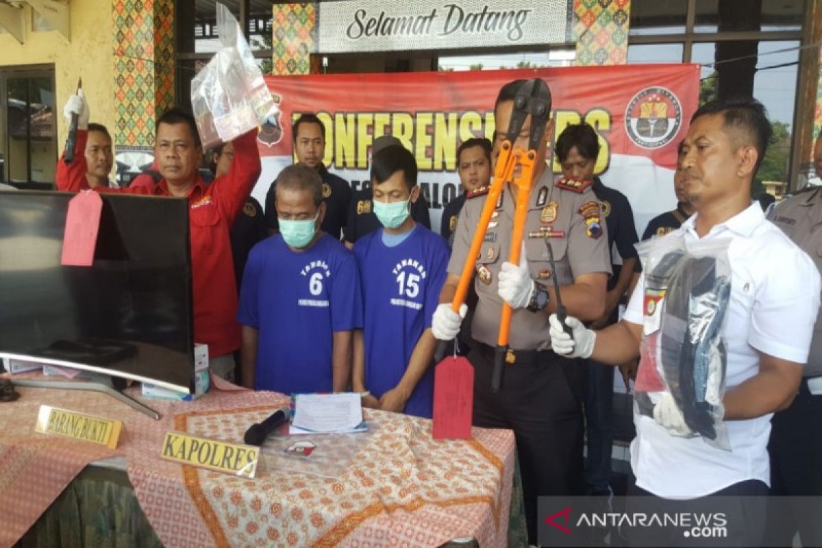 Polresta Pekalongan bekuk dua pembobol rumah  lintas provinsi