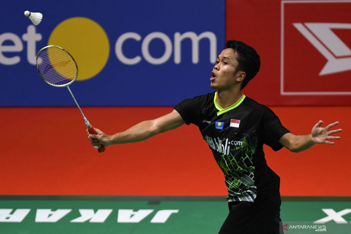 Ginting ke peringkat lima dunia setelah juara Indonesia Masters