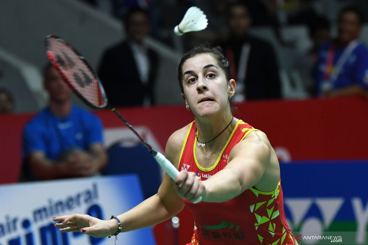 Pebulutangkis Carolina Marin tawarkan medali Olimpiade miliknya untuk pekerja medis