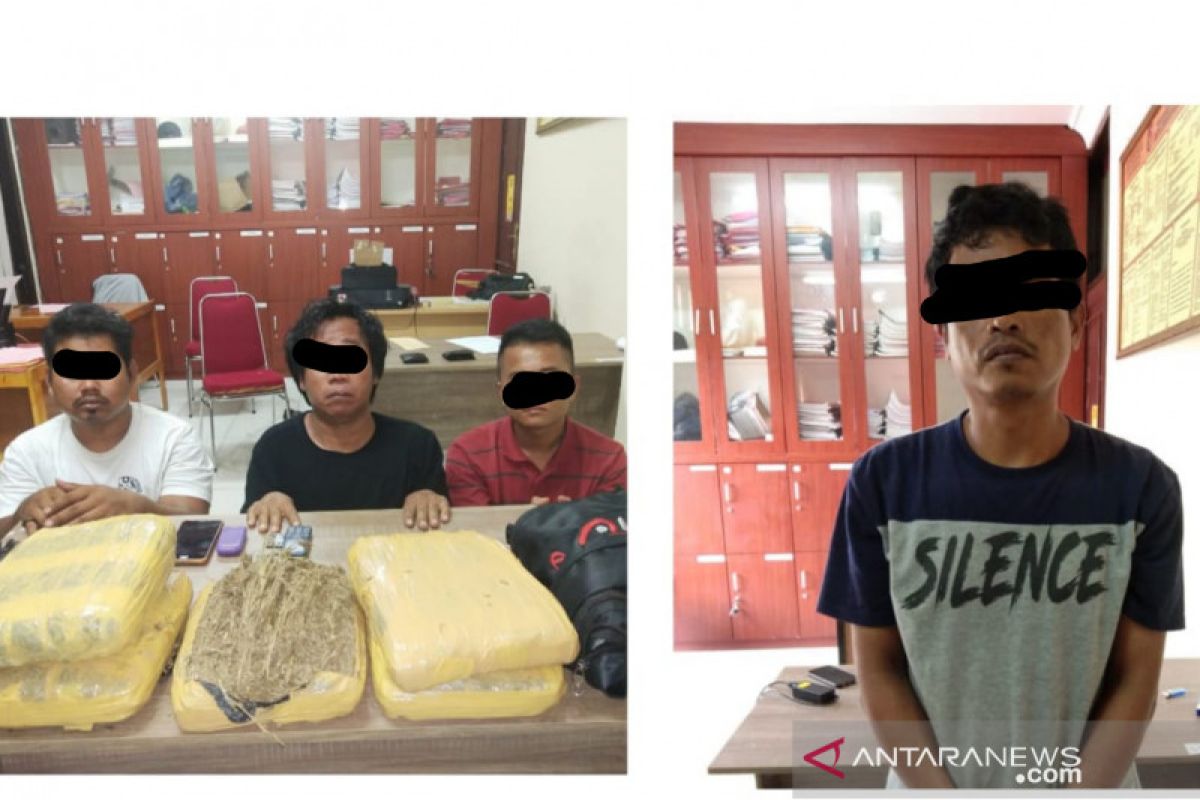 Melintas di Siak, polisi amankan 5,4 Kg Ganja kering