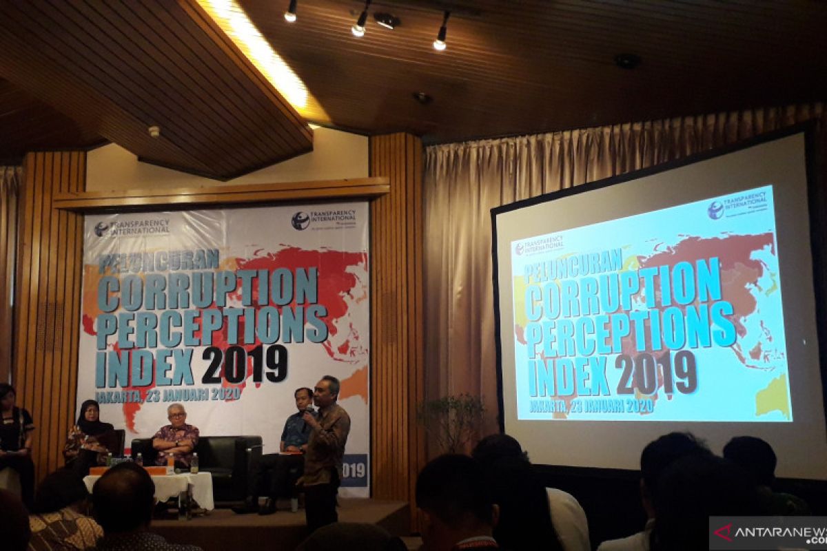 IPK Korupsi Indonesia 2019 naik jadi 40