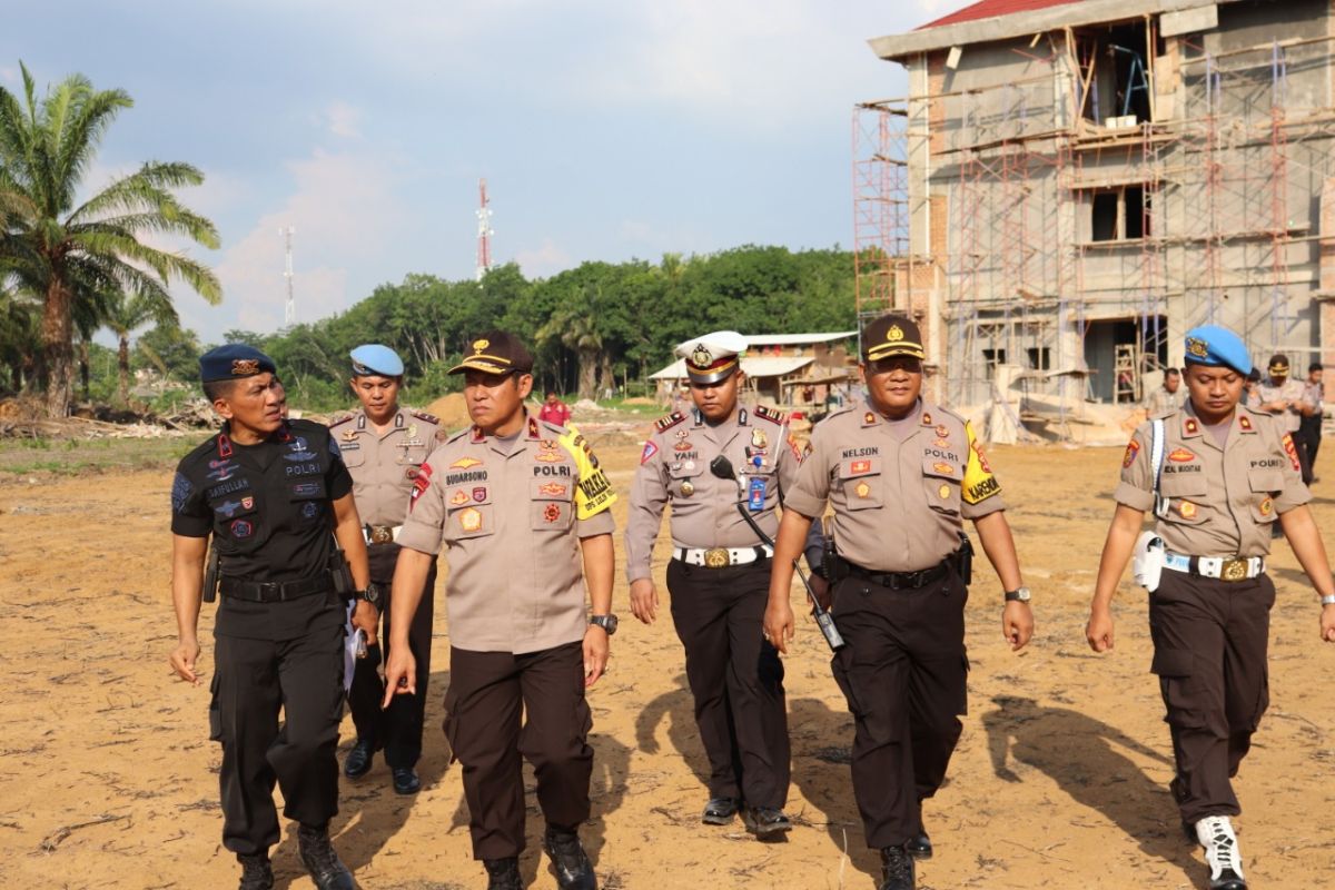 Wakapolda tinjau pembangunan Markas Brimob baru