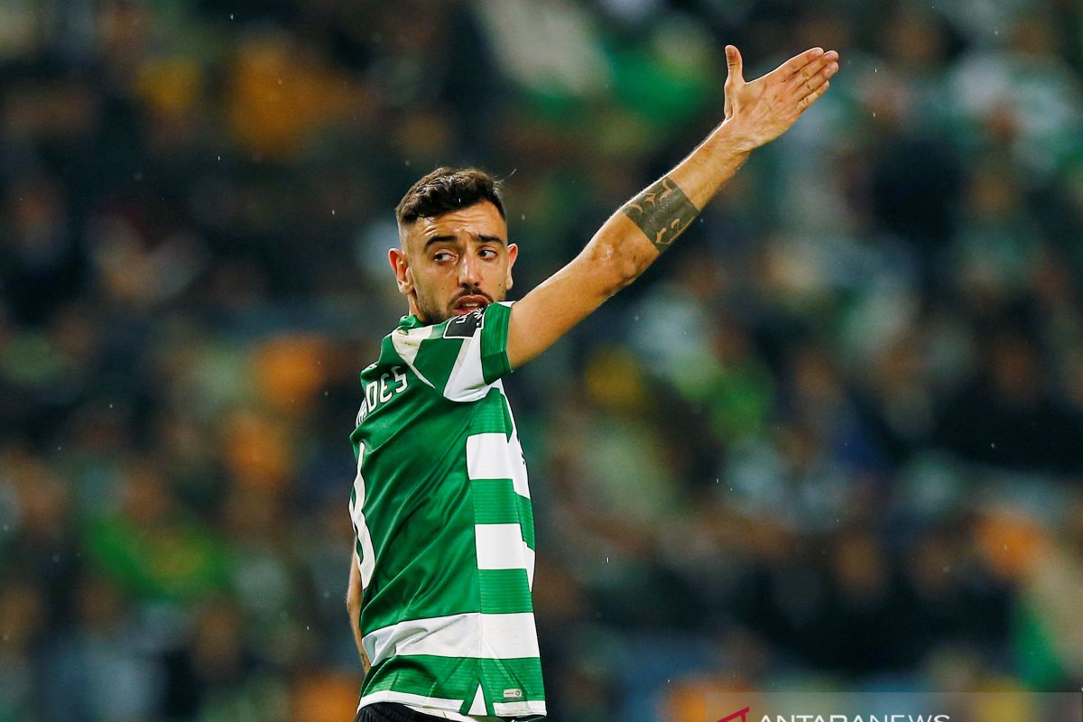 Pelatih: Masa depan Bruno Fernandes di Sporting tak pasti