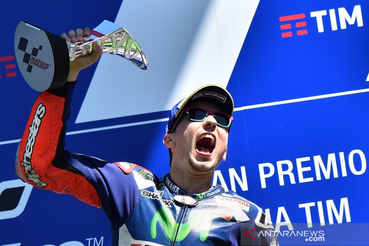 Lorenzo  juarai balap virtual Grand Prix MotoGP di Silverstone