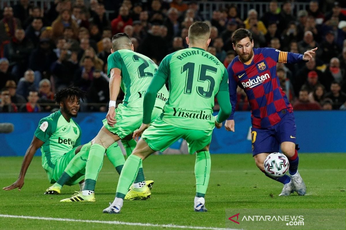 Barcelona menggasak Leganes 5-0 demi amankan tiket perempat final