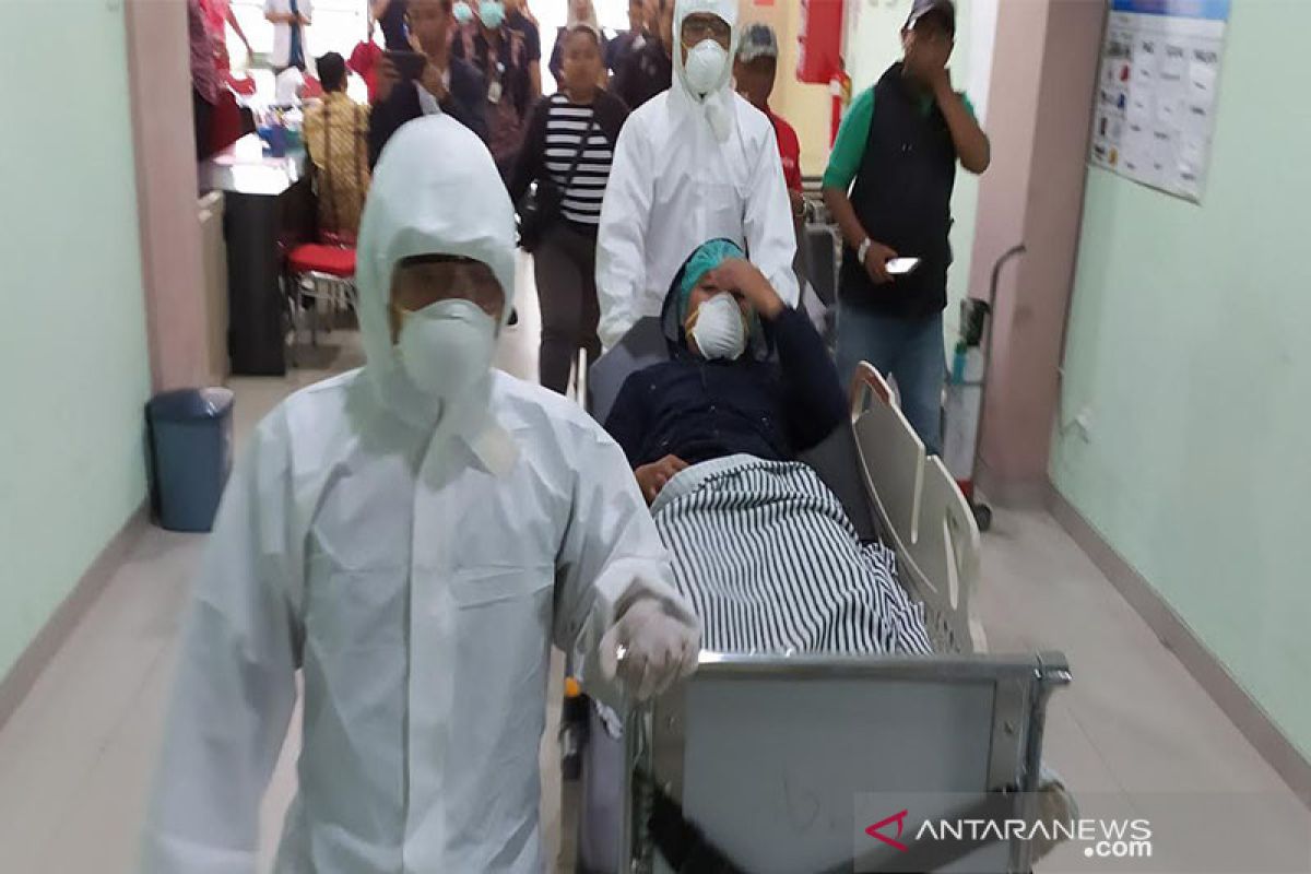 Cegah virus Corona masuk ke Kobar, RSUD gelar simulasi evakuasi pasien