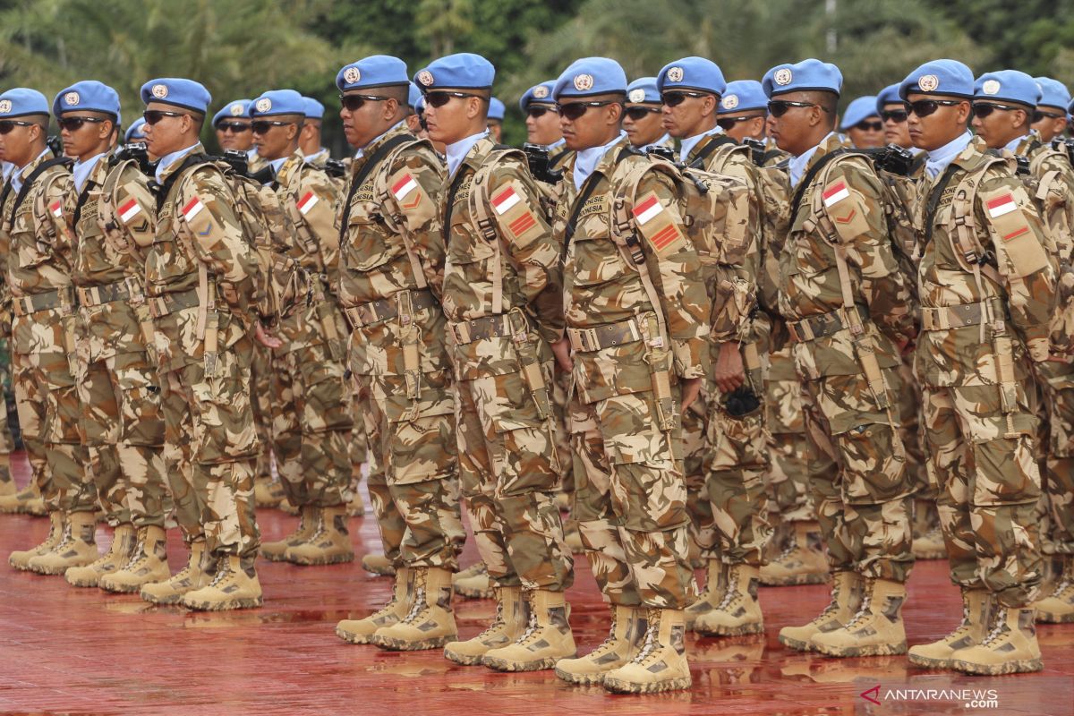 Anggota pasukan perdamaian Indonesia  meninggal di Kongo