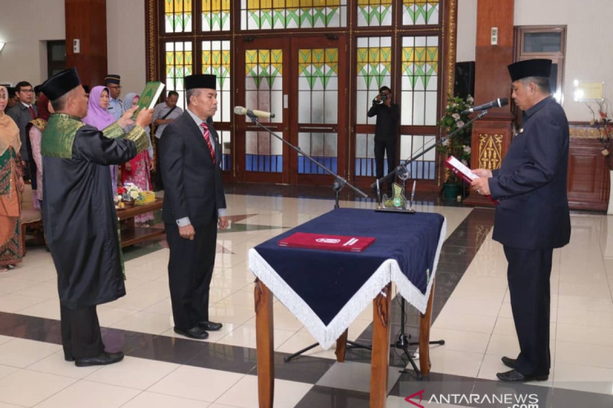 T.S Hamzah pensiun, Jamaluddin ditunjuk sebagai Penjabat Sekda Siak