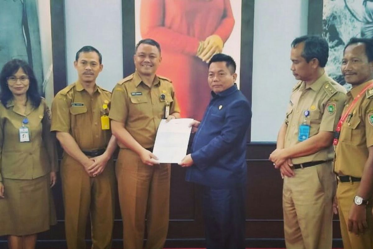 Kepala PUPR Kapuas dan Pulpis audiensi ke Ketua DPRD Kalteng