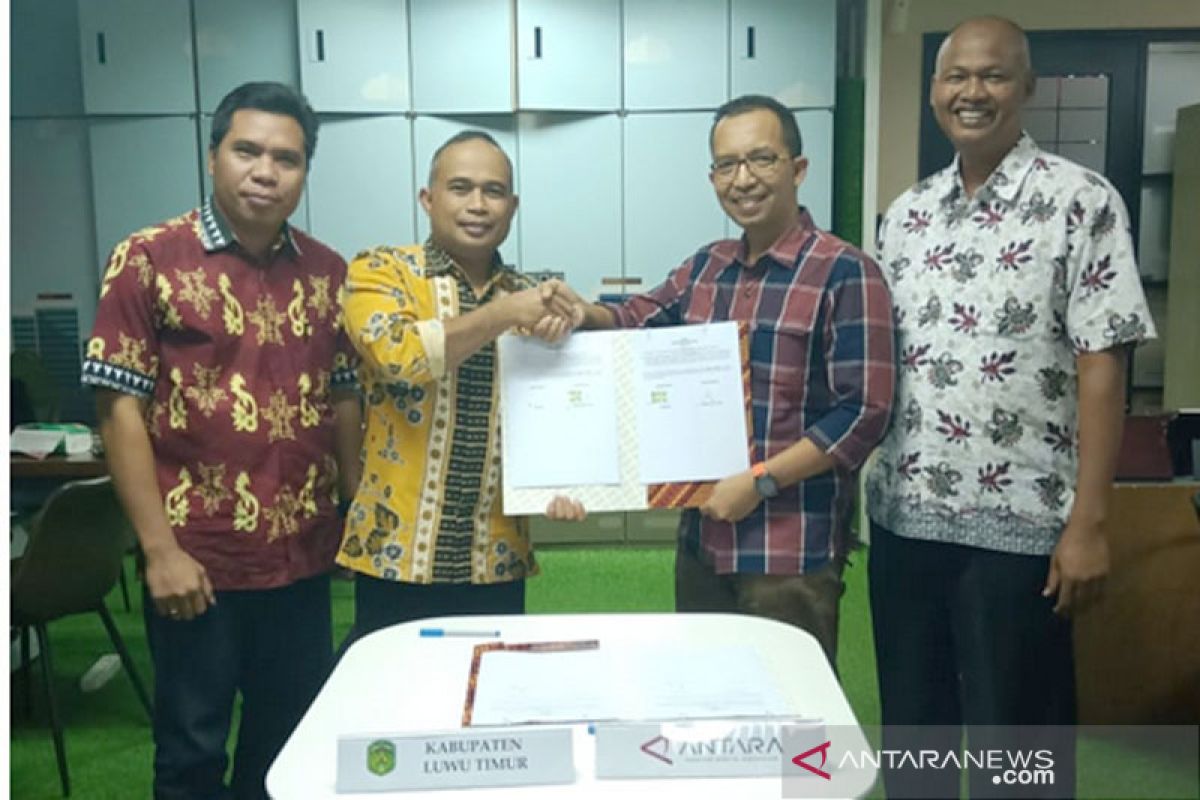 Pemkab Lutim dan LKBN Antara kerjasama layanan informasi publik