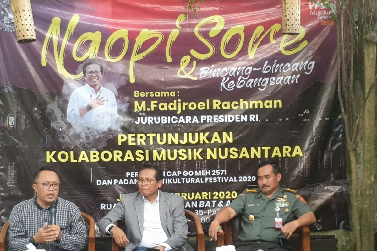 Ada Jubir Presiden di Bincang-bincang Kebangsaan rangkaian perayaan Cap Go Meh di Padang