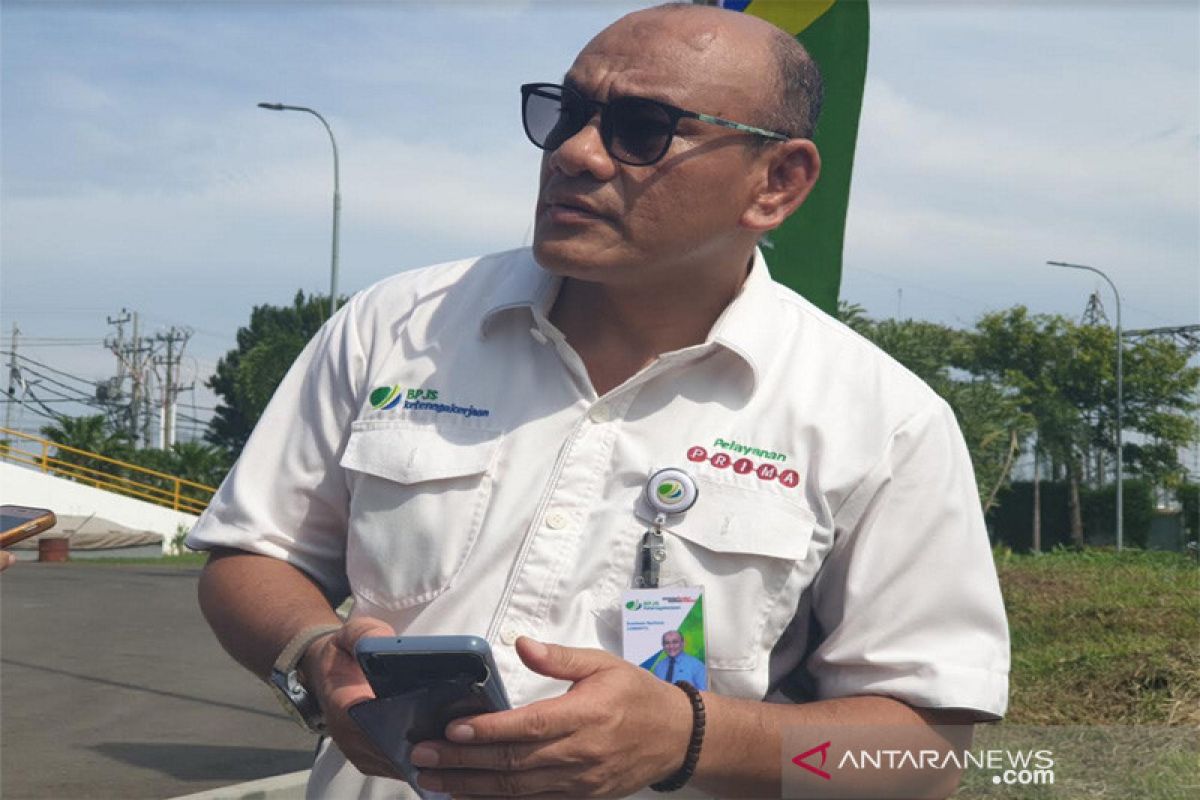 BPJAMSOSTEK serahkan santunan pada peringatan Bulan K3