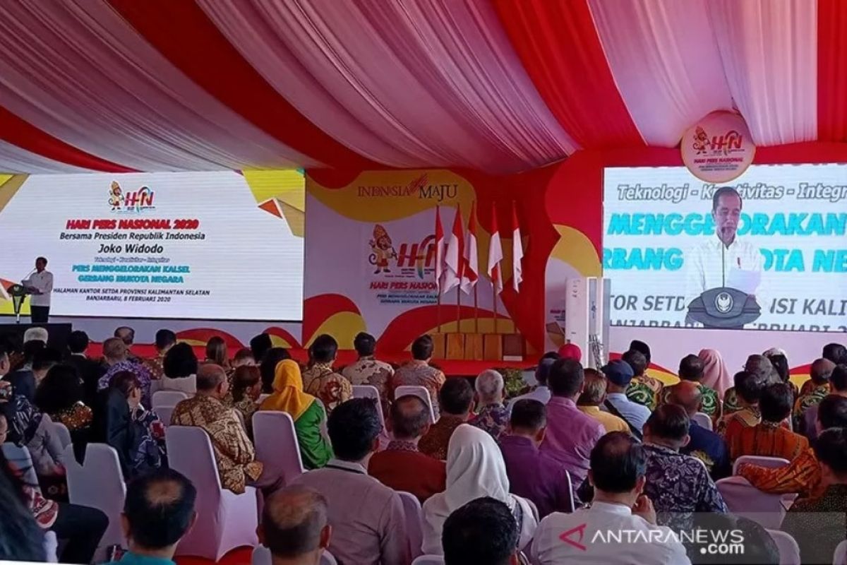 Presiden Jokowi mengaku  kapok tidak hadir di HPN