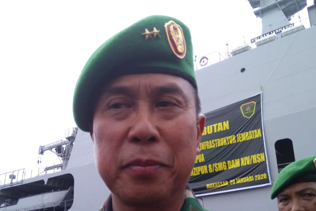 Lima prajurit Yonif 725/Waroagi gugur, Pangdam Hasanuddin berbelasungkawa