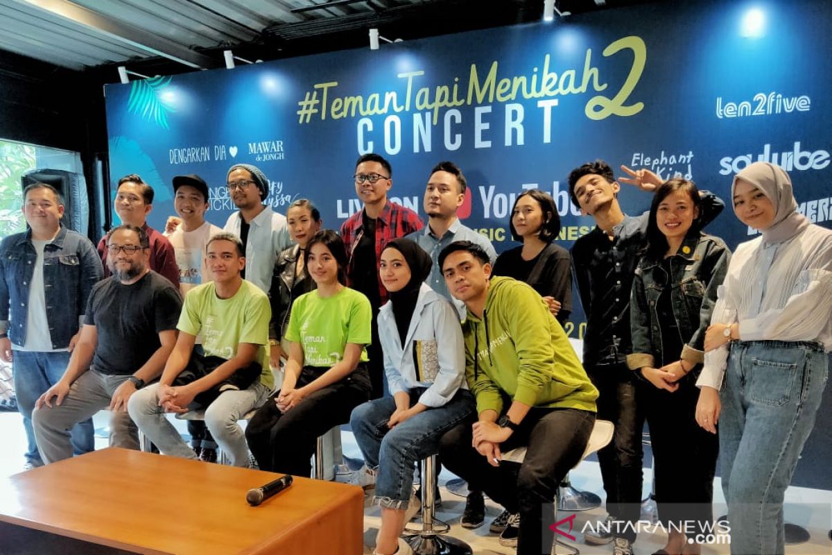 Jelang peluncuran film, "Teman Tapi Menikah 2" gelar konser di YouTube