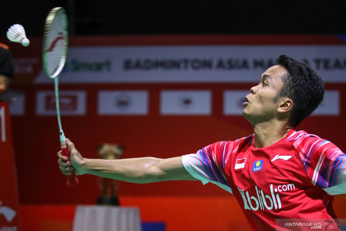 Tundukkan Chico, Anthony Ginting bertemu Shesar di final turnamen internal PBSI