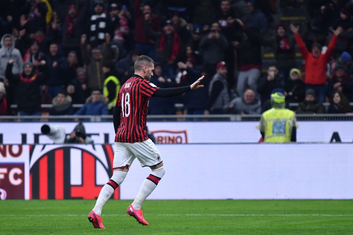 Milan tundukkan Torino 1-0, Rebic kembali cetak gol