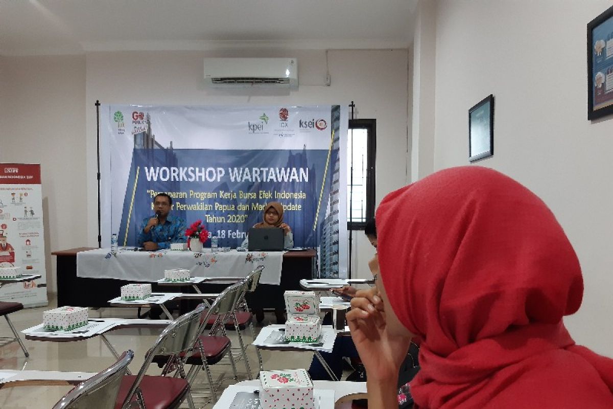 BEI Papua gelar workshop bagi wartawan terkait "market update" 2020