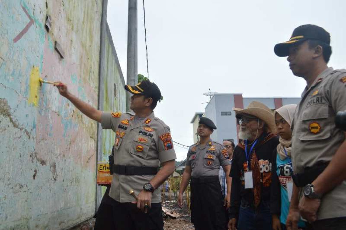 Polres dukung program "Magelang Moncer Serius" melalui  kompetisi mural