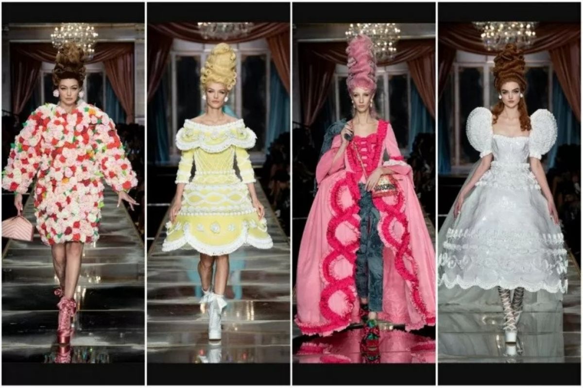 Marie Antoinette hingga kue tart di atas "catwalk" dari Moschino