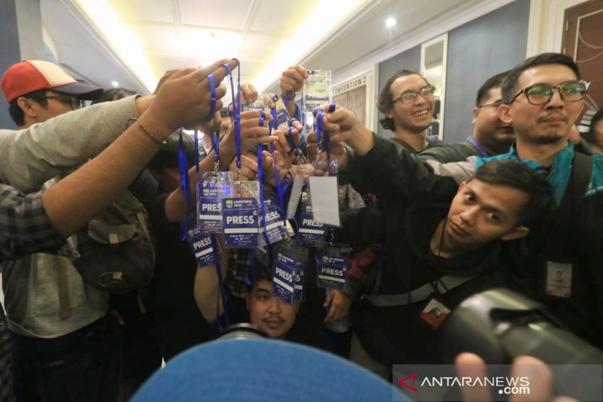 Puluhan wartawan 'memboikot' acara perilisan tim Persib musim 2020