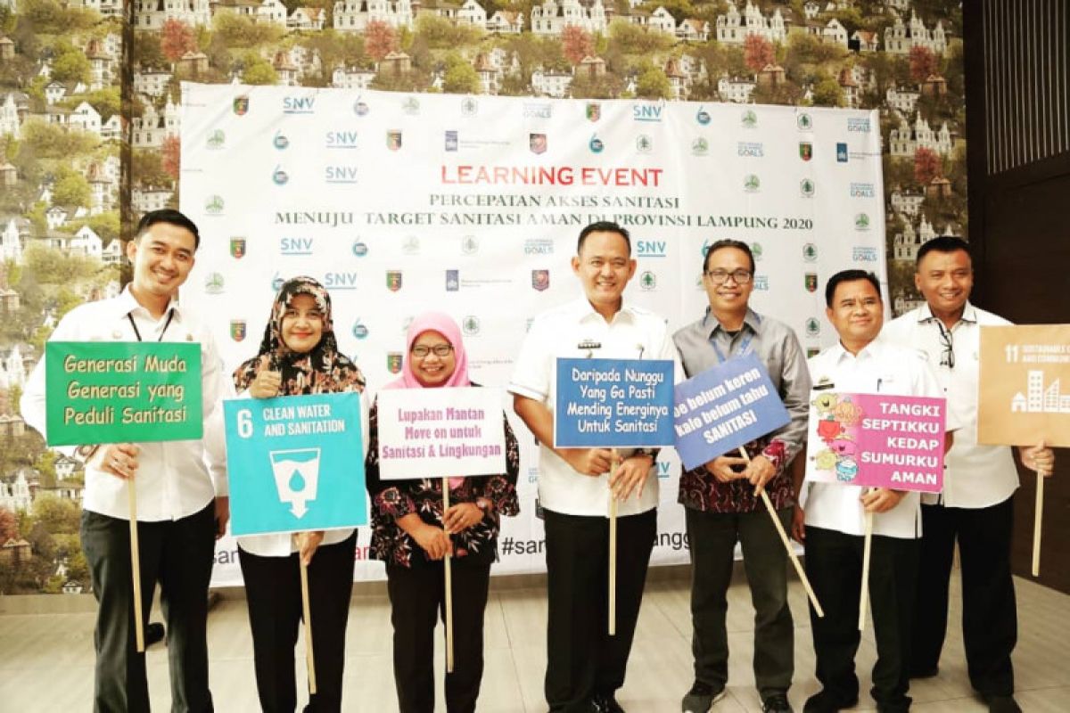 Wabup Pringsewu narasumber Learning Event Percepatan Menuju Target Sanitasi Aman